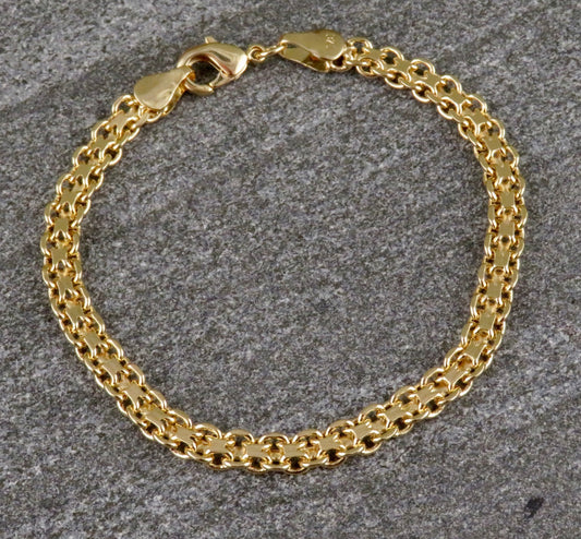 Gold Filled Fancy Links Bracelet