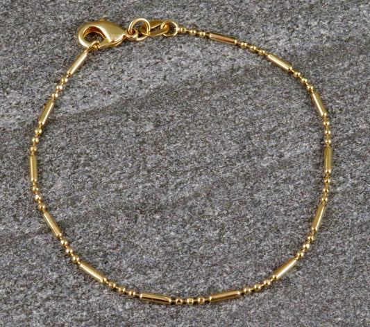 Gold Filled 3 + 1 Bar Link Chain Bracelet