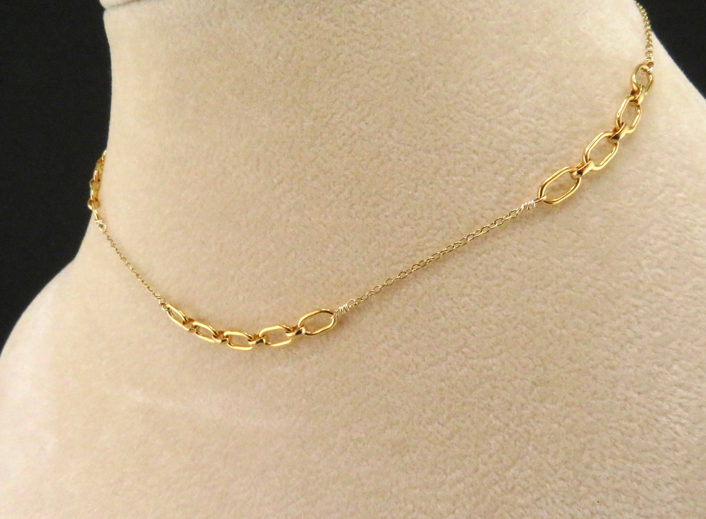 Gold Links Layering Necklace