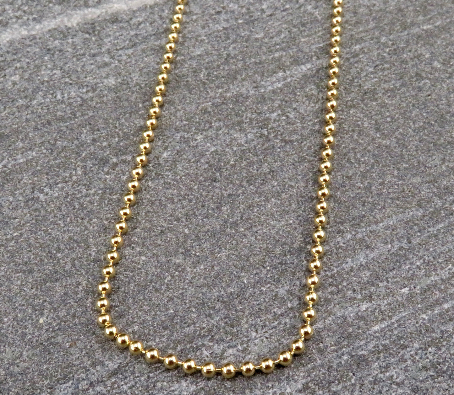 Gold Filled Ball Chain 2mm
