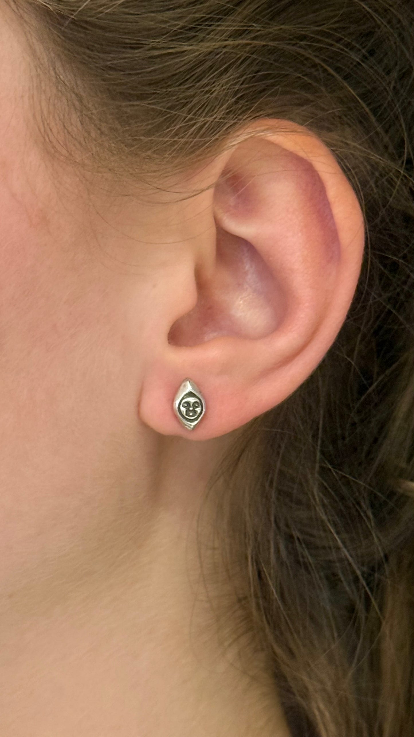 Muse Post Earrings - Sterling Silver
