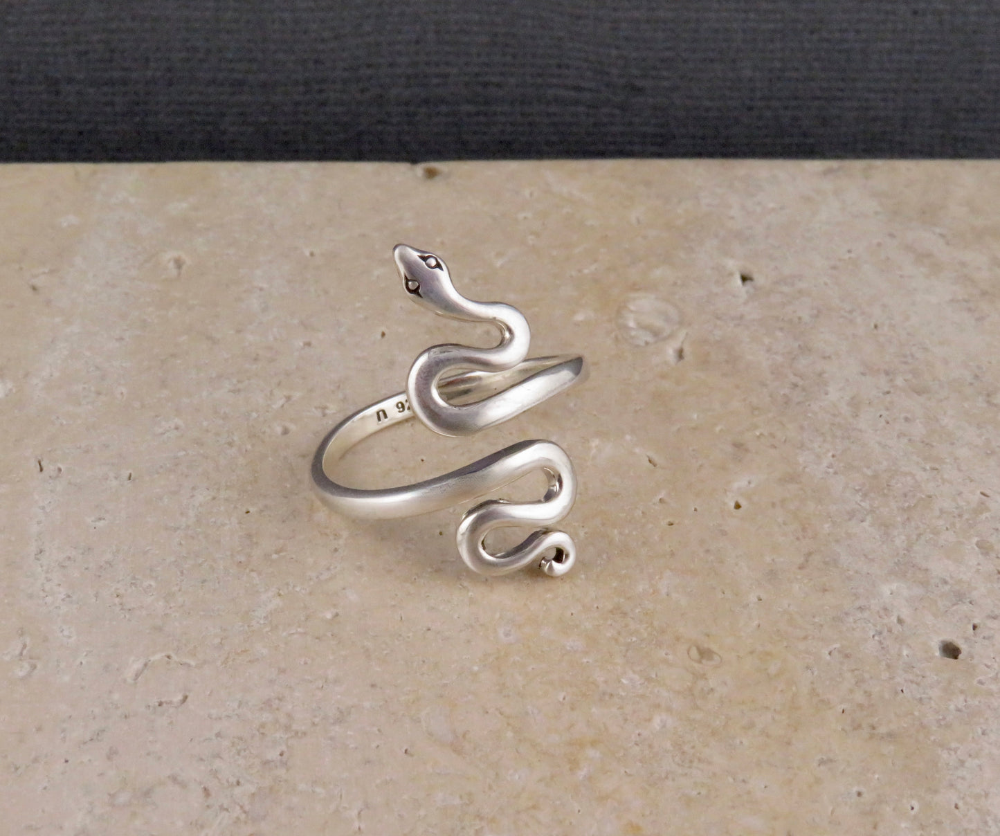 Twisty Snake Ring - Silver