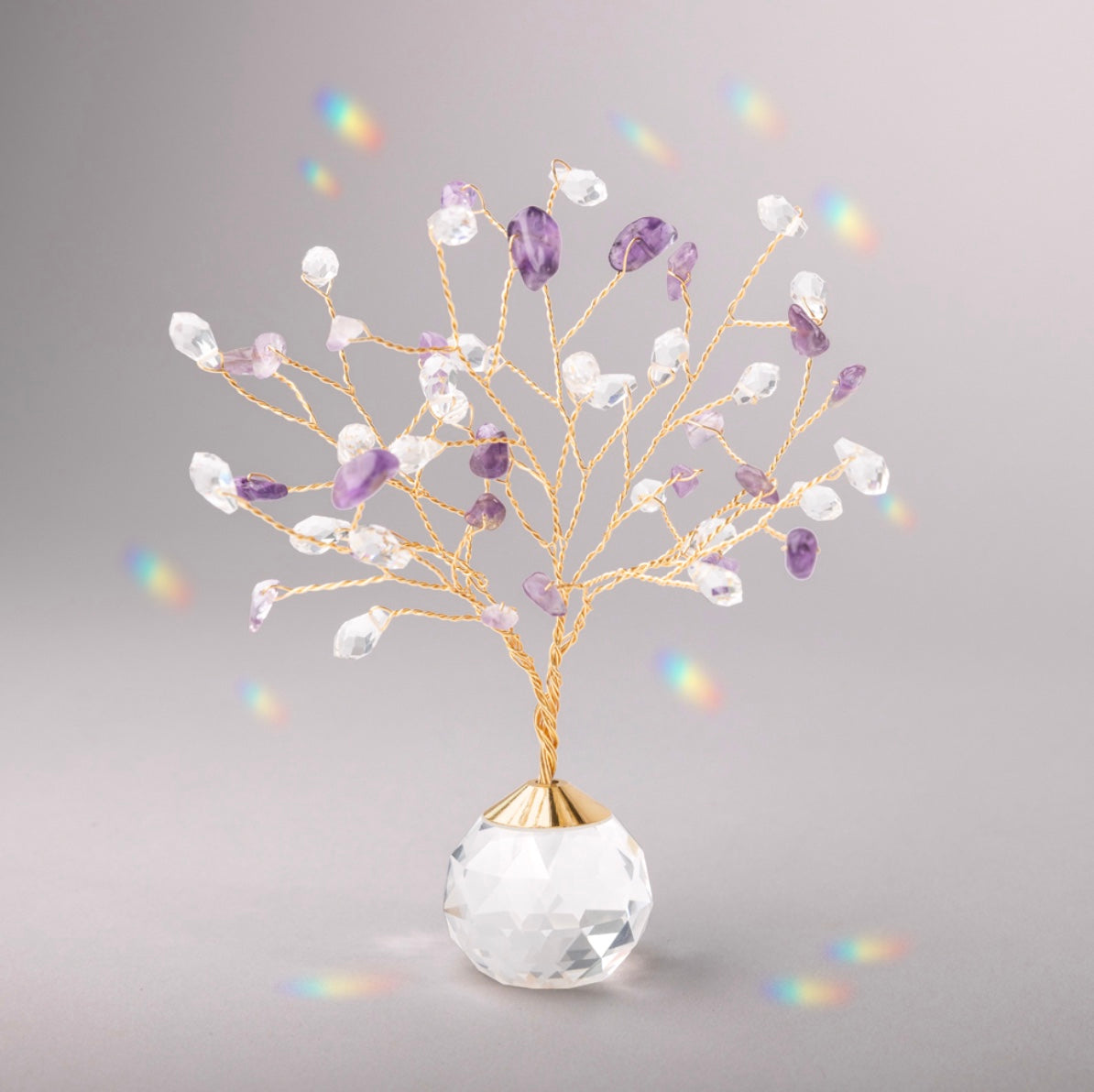 Tree of Life Suncatcher - Amethyst