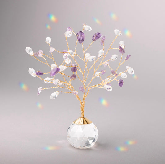 Tree of Life Suncatcher - Amethyst