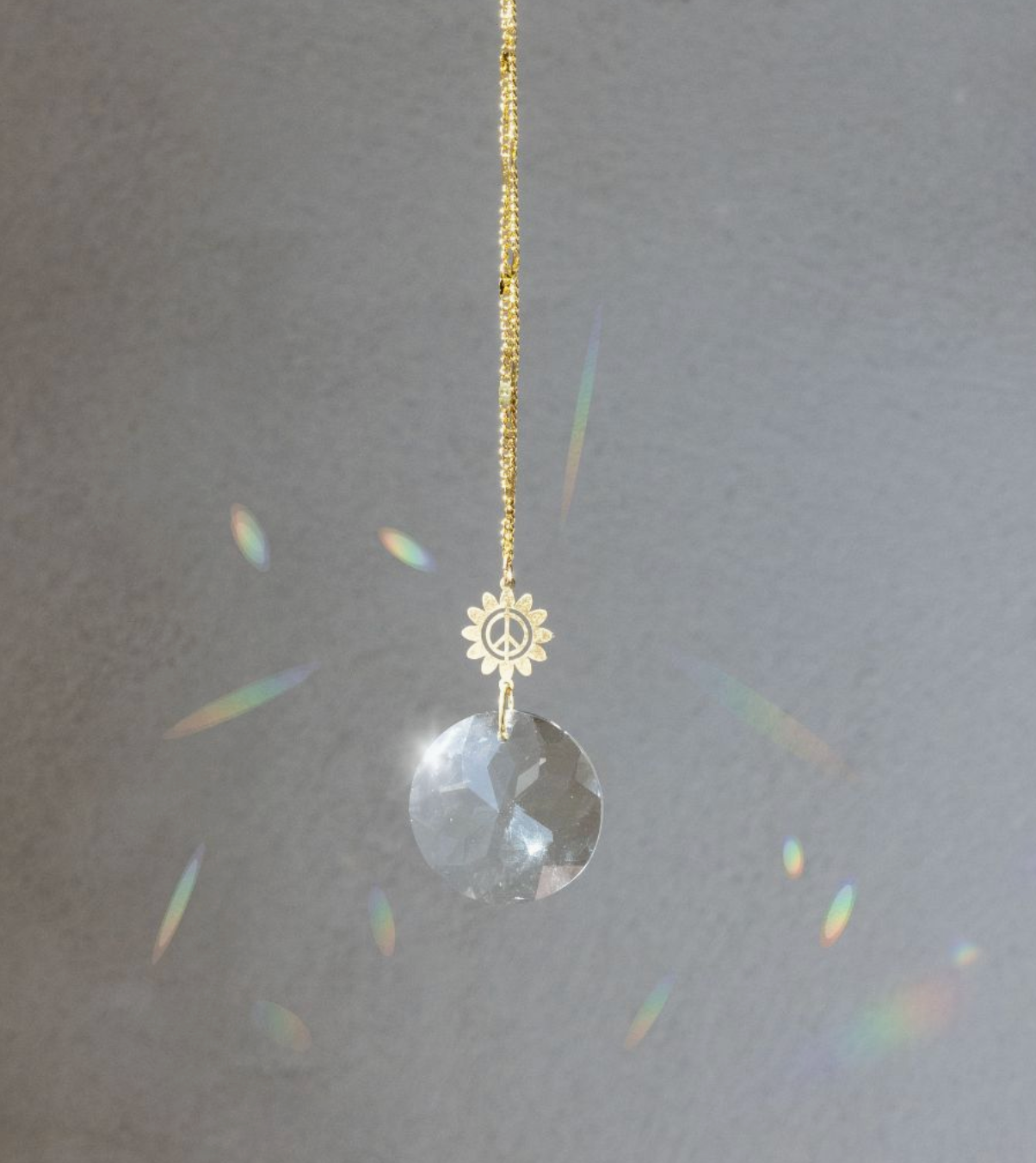 Pocket Suncatcher - Peace Flower