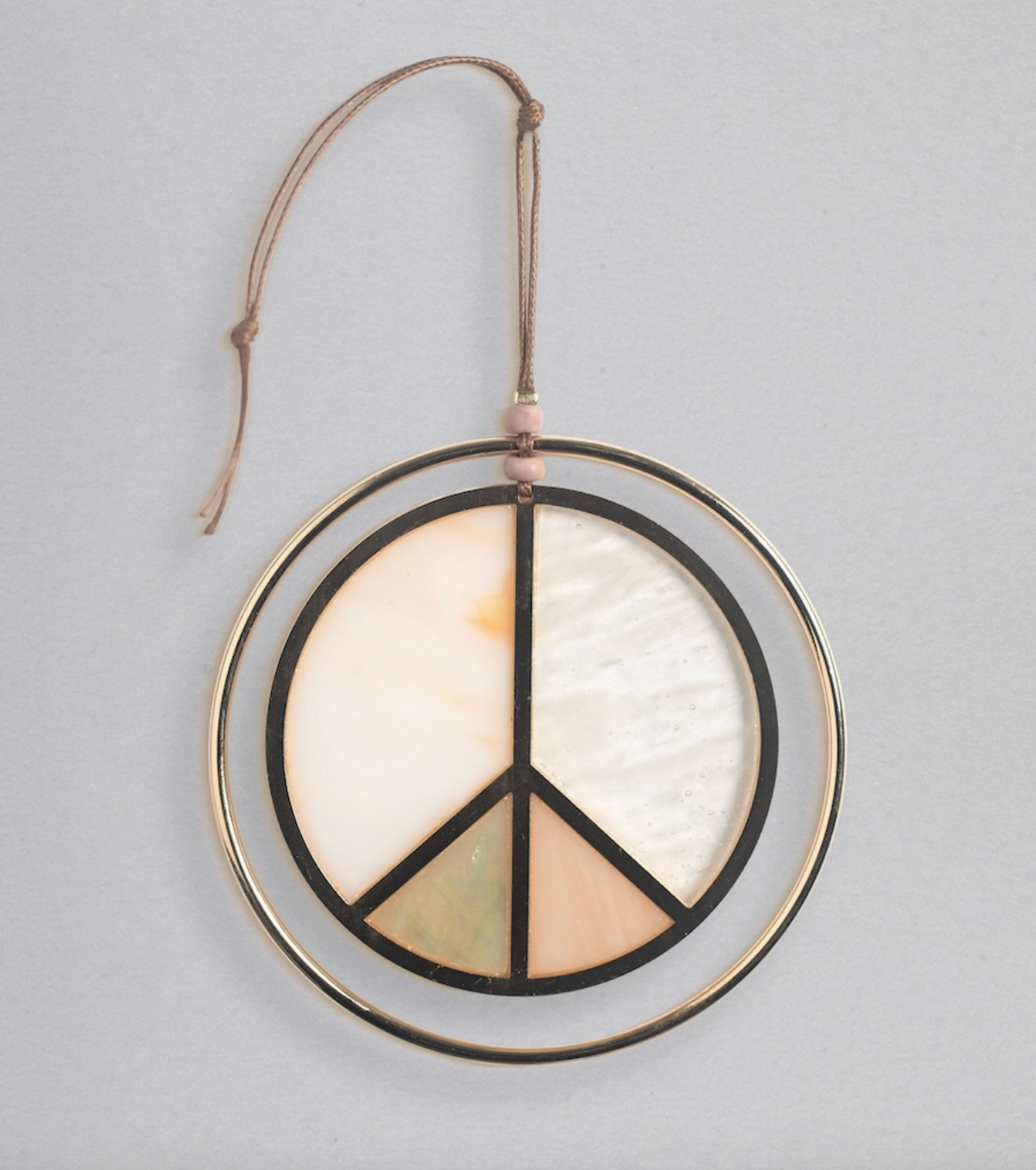 Stained Glass Light Catcher - Peace Sign