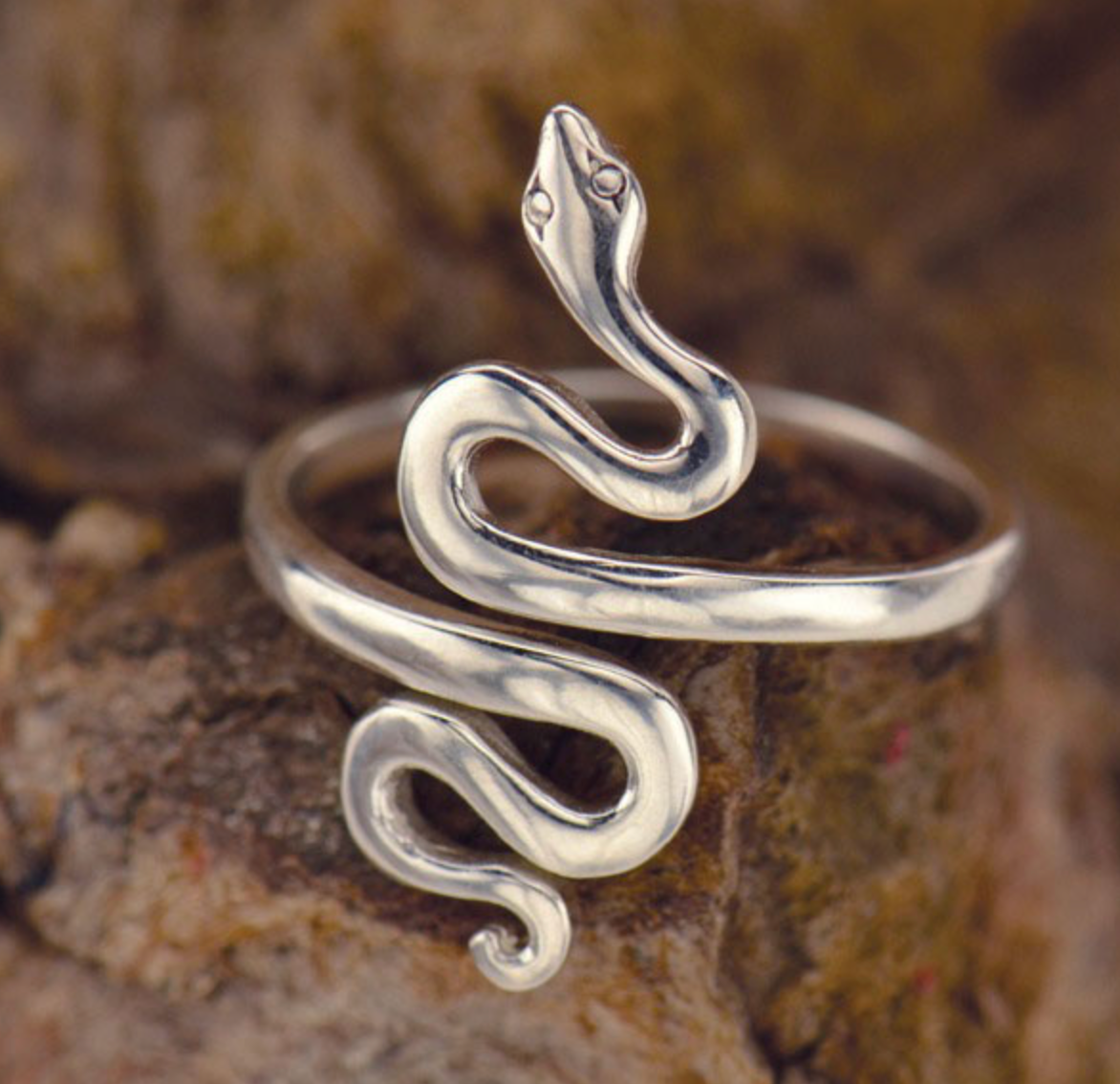 Twisty Snake Ring - Sterling