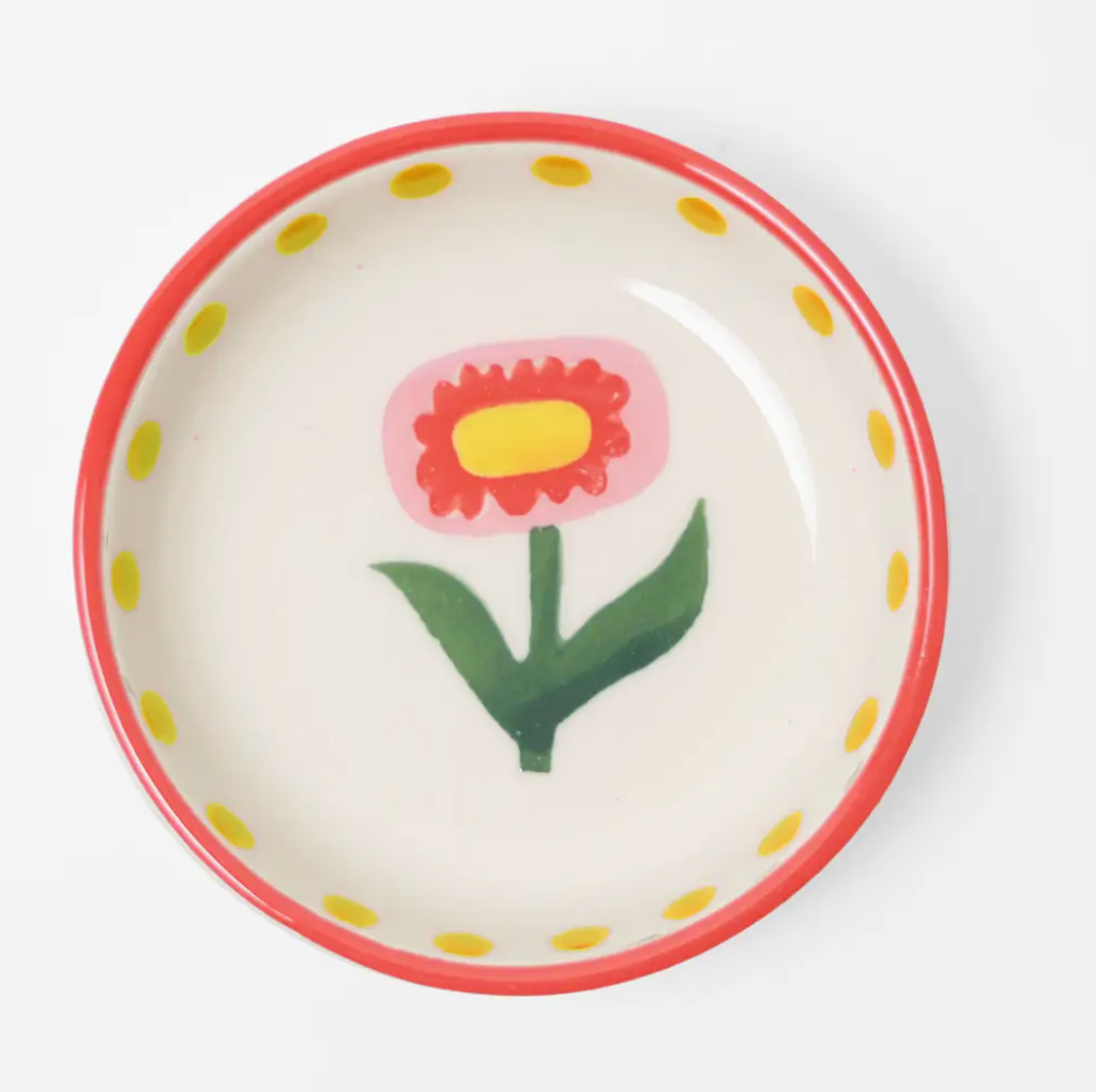 Small Ceramic Flower Dish