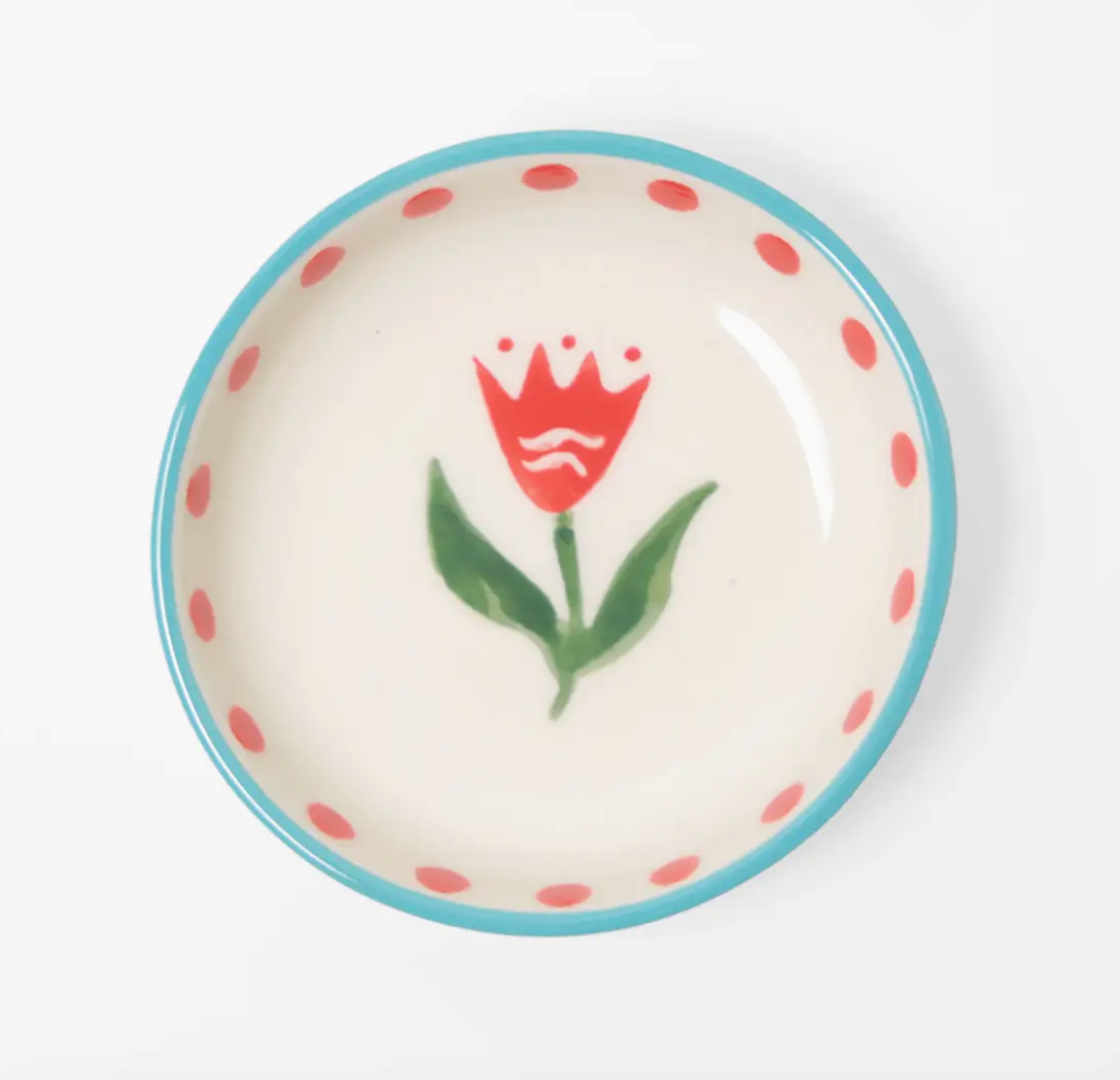Small Ceramic Flower Dish