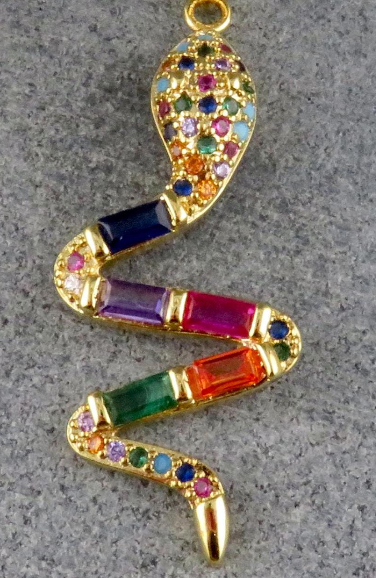 Colorful Snake Necklace - GF