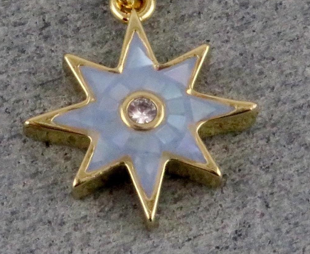 Mosaic Pearl Starburst CZ - GF/Blue