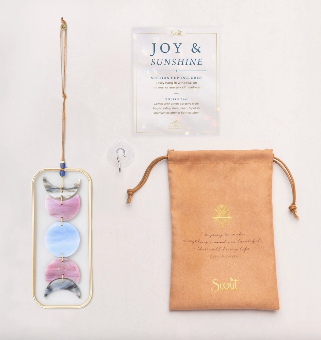 Stained Glass Light Catcher - Moon Phase