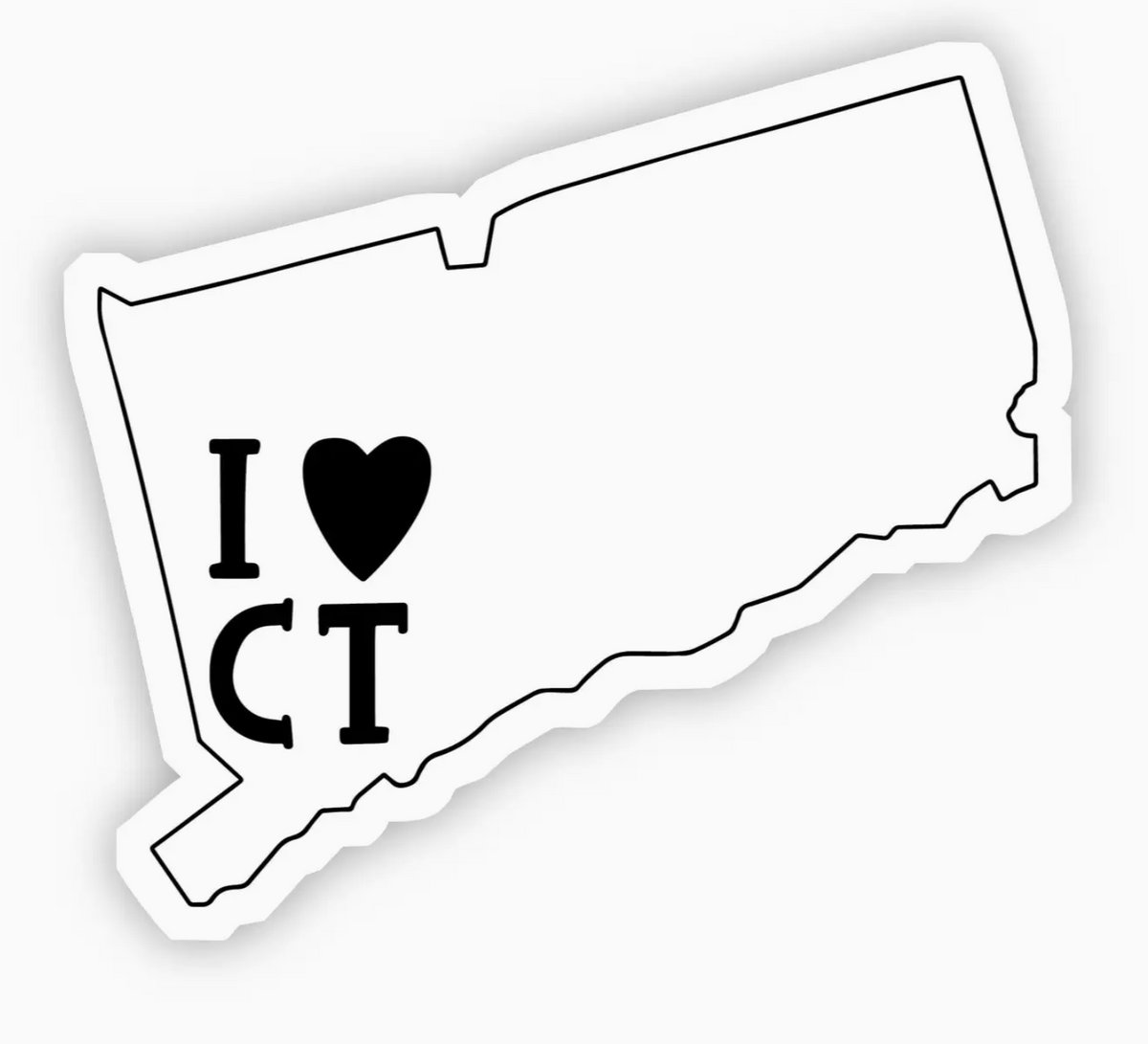I LOVE CT STICKER