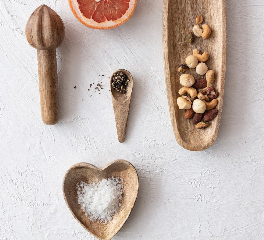 Mango Wood Heart Dish