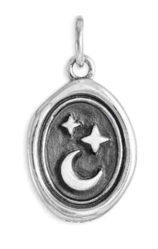 Celestial Wax Seal Necklace - Sterling