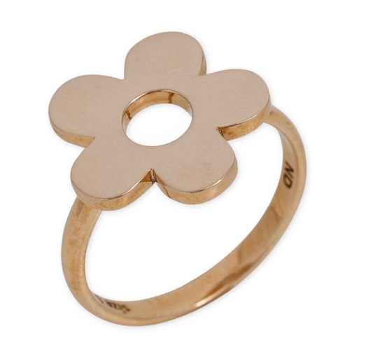 Daisy Open Flower Ring - Bronze