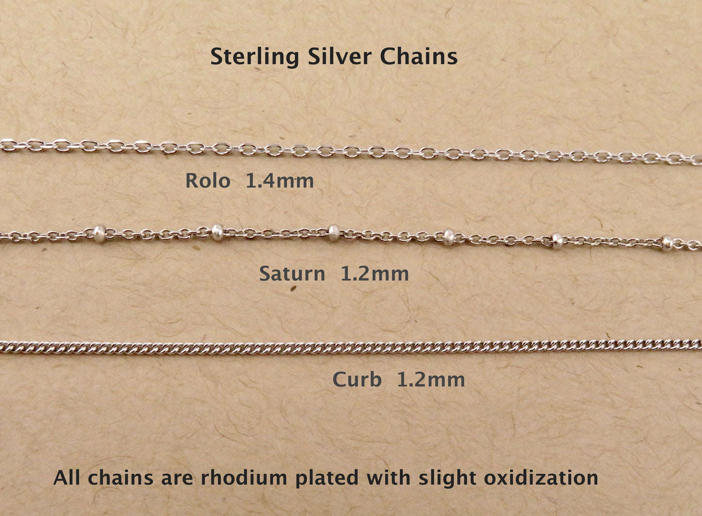 Sterling Silver Chain Options For Necklace