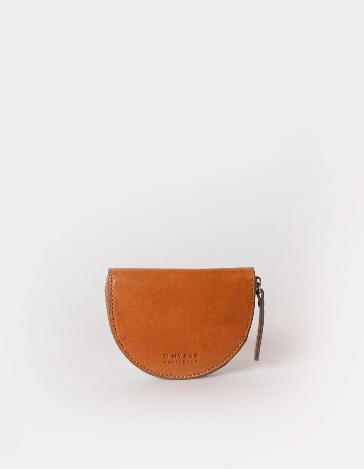 Leather Purse Laura - Cognac Classic Leather