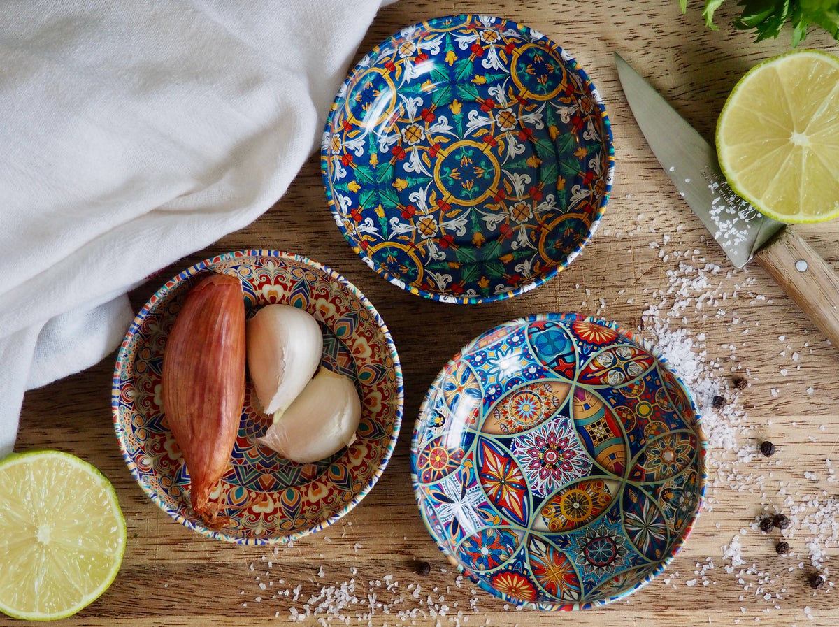 Derya Mini Metal Serving Bowl