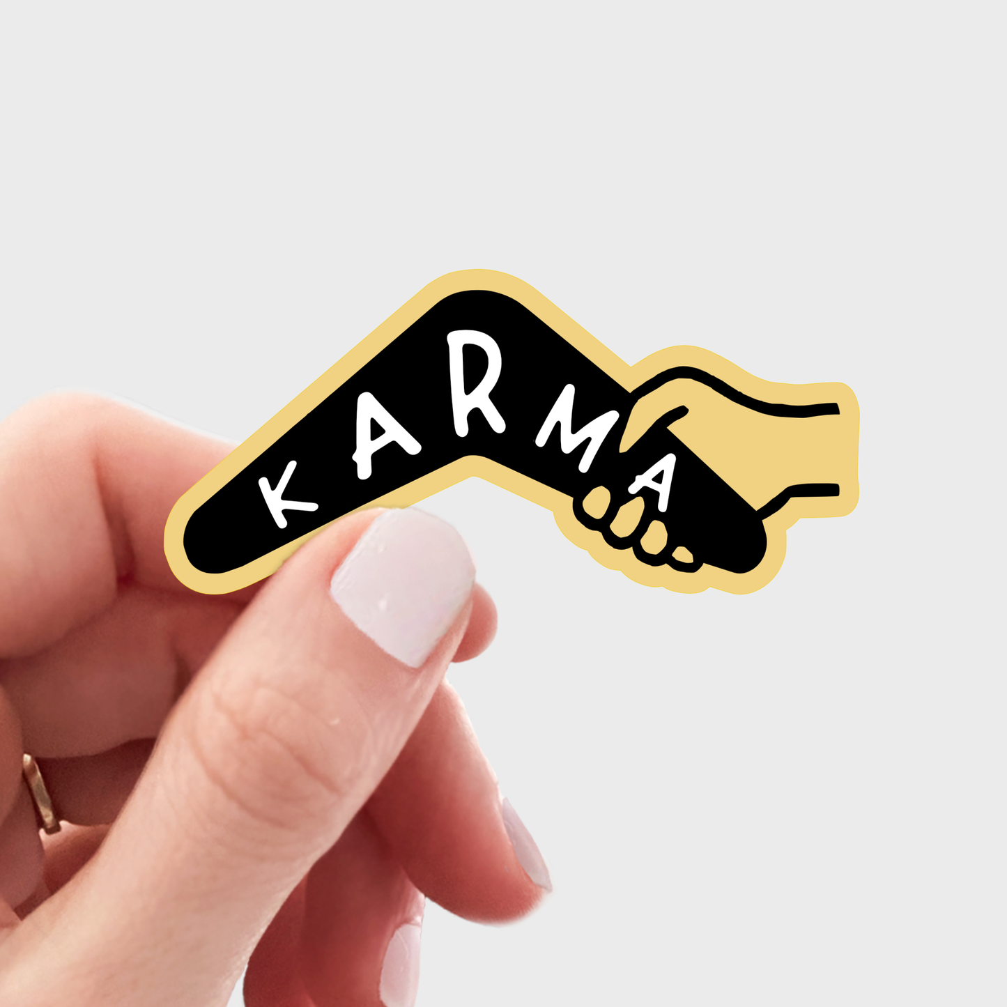 Karma Boomerang Sticker