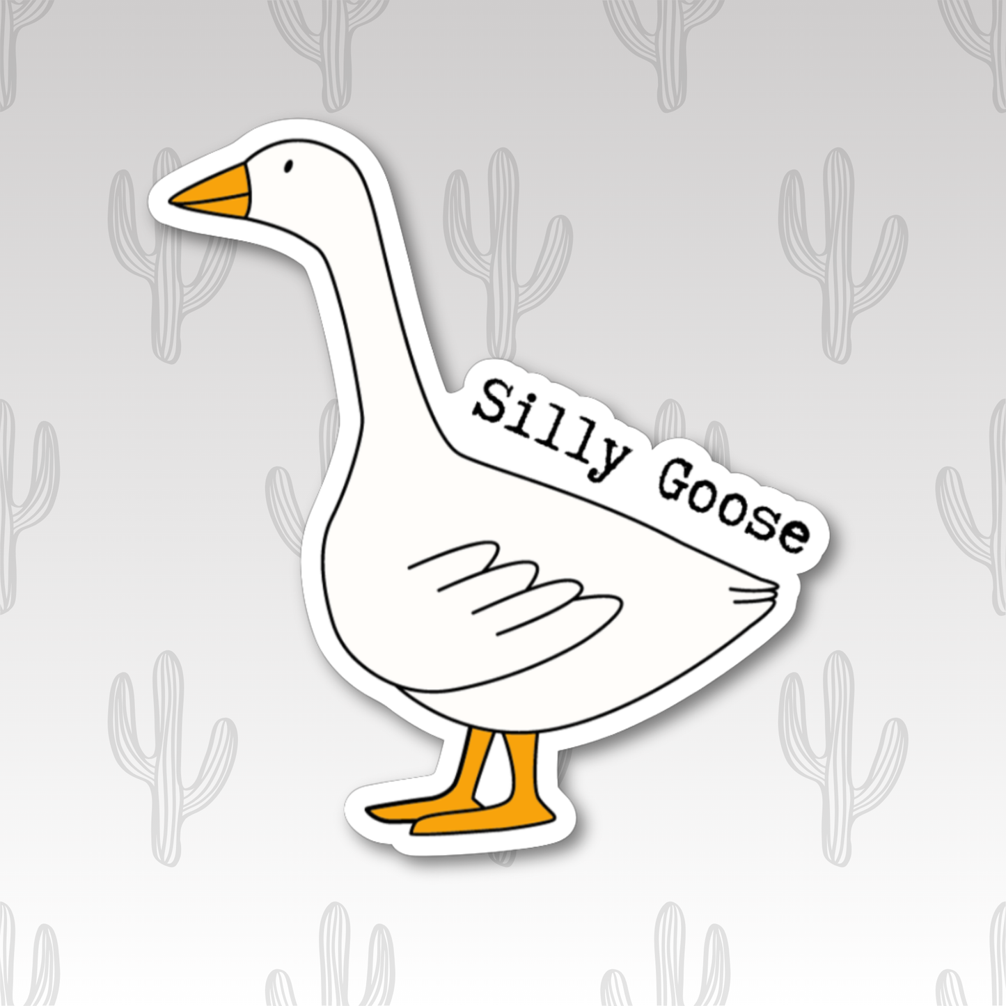 Silly Goose Sticker