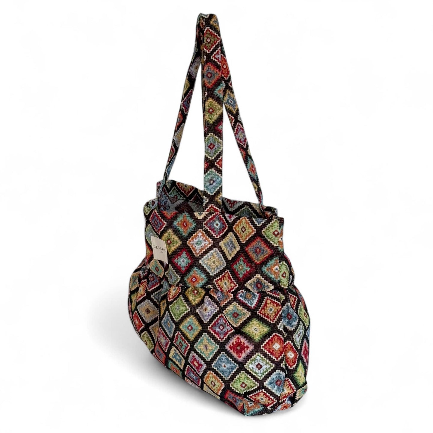 Medium Ruffle Tote Bag - Join Pattern
