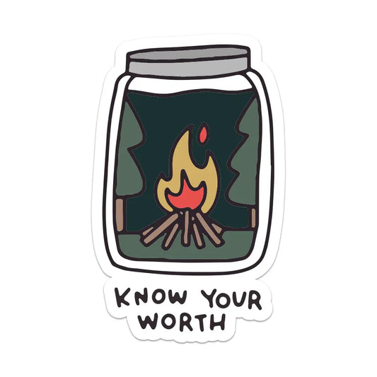 Self Worth Sticker