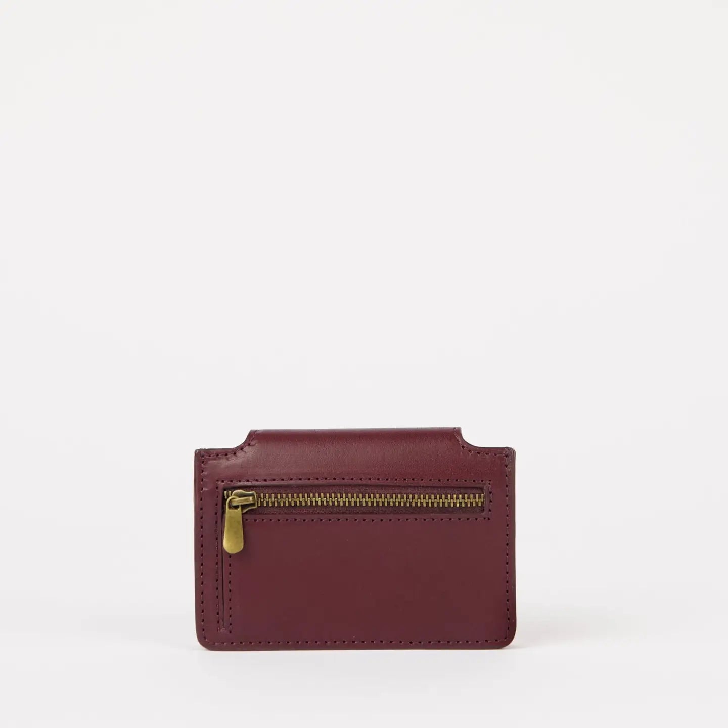 Harmonica Wallet - Dark Cherry Classic Leather