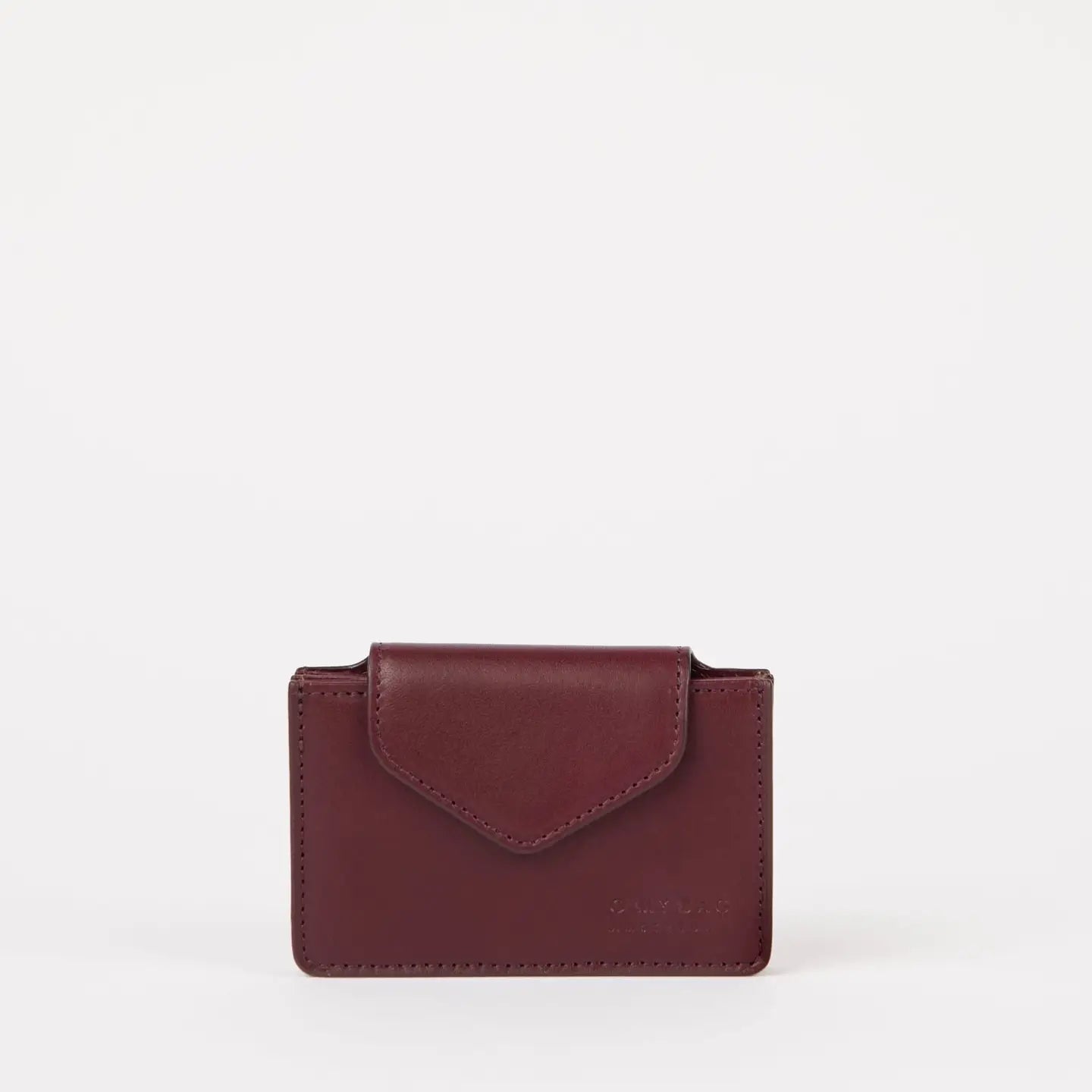 Harmonica Wallet - Dark Cherry Classic Leather