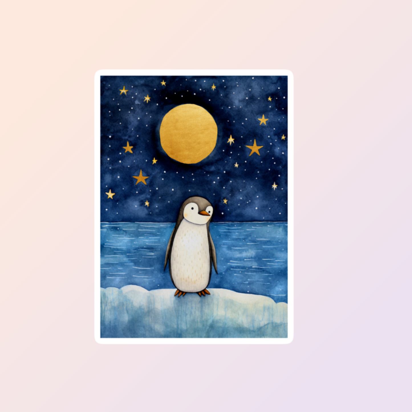Cute Penguin Sticker