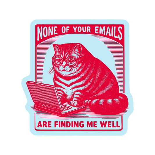 Email Cat Sticker