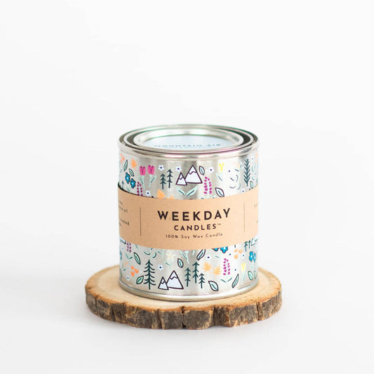 Mountain Air Paint Tin Candle