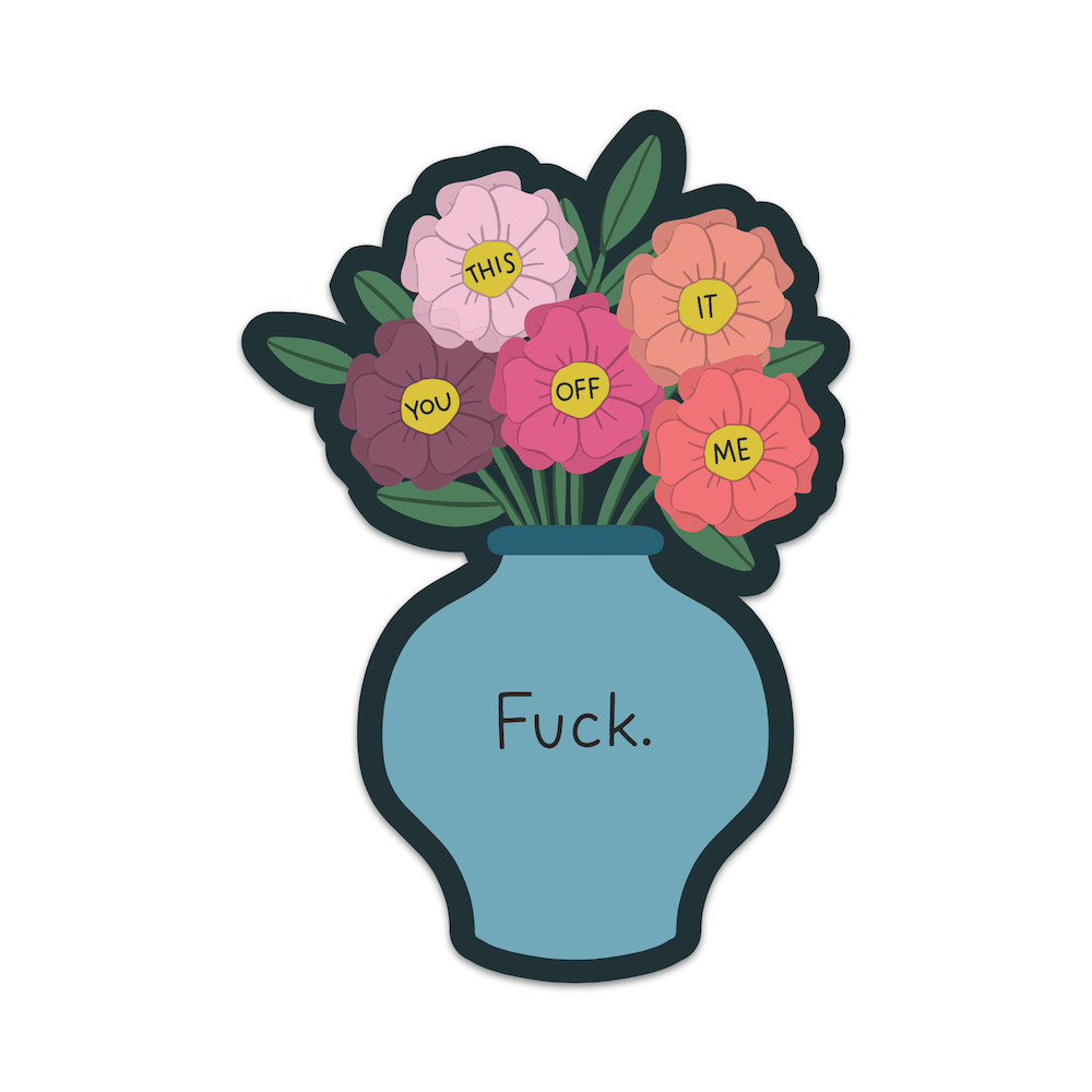 F*ck Bouquet Sticker