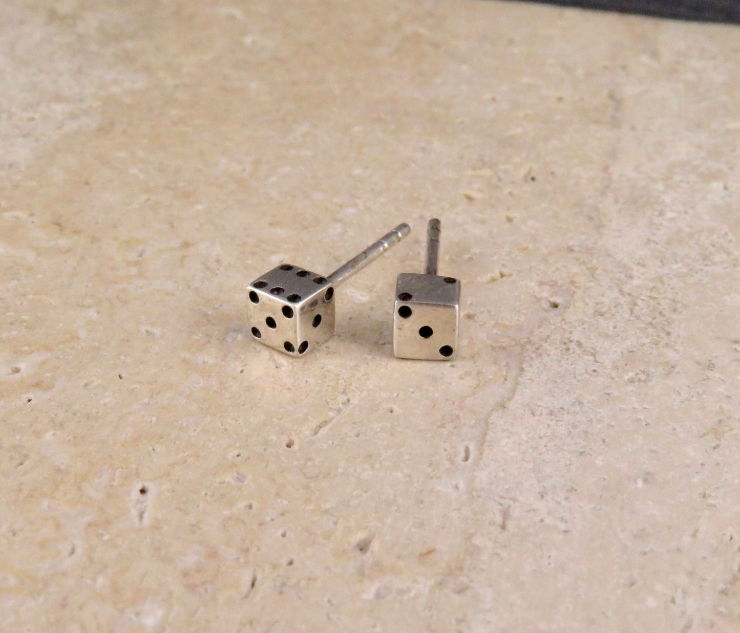 Dice Post Earrings