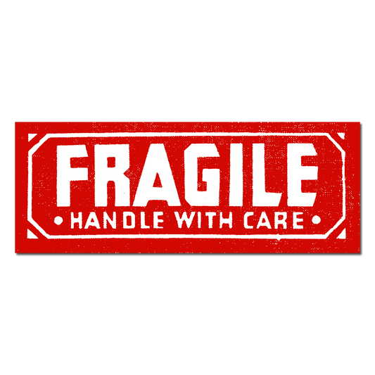 FRAGILE - Andy Warhol Sticker