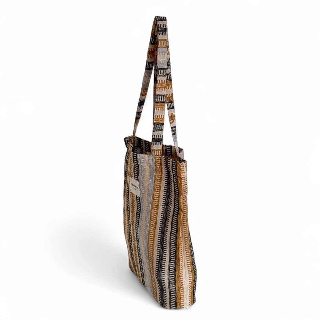 Medium Tote Bag - Tron Pattern