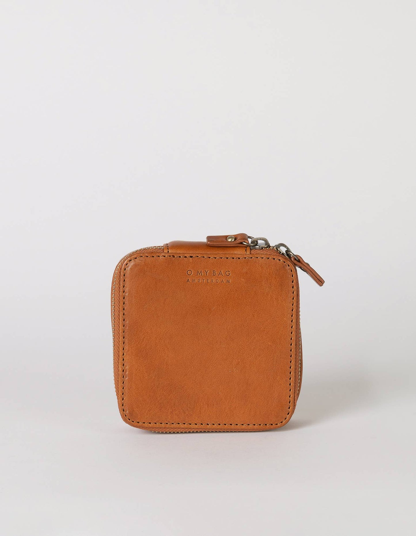Leather Jewelry Box - Cognac Stromboli Leather