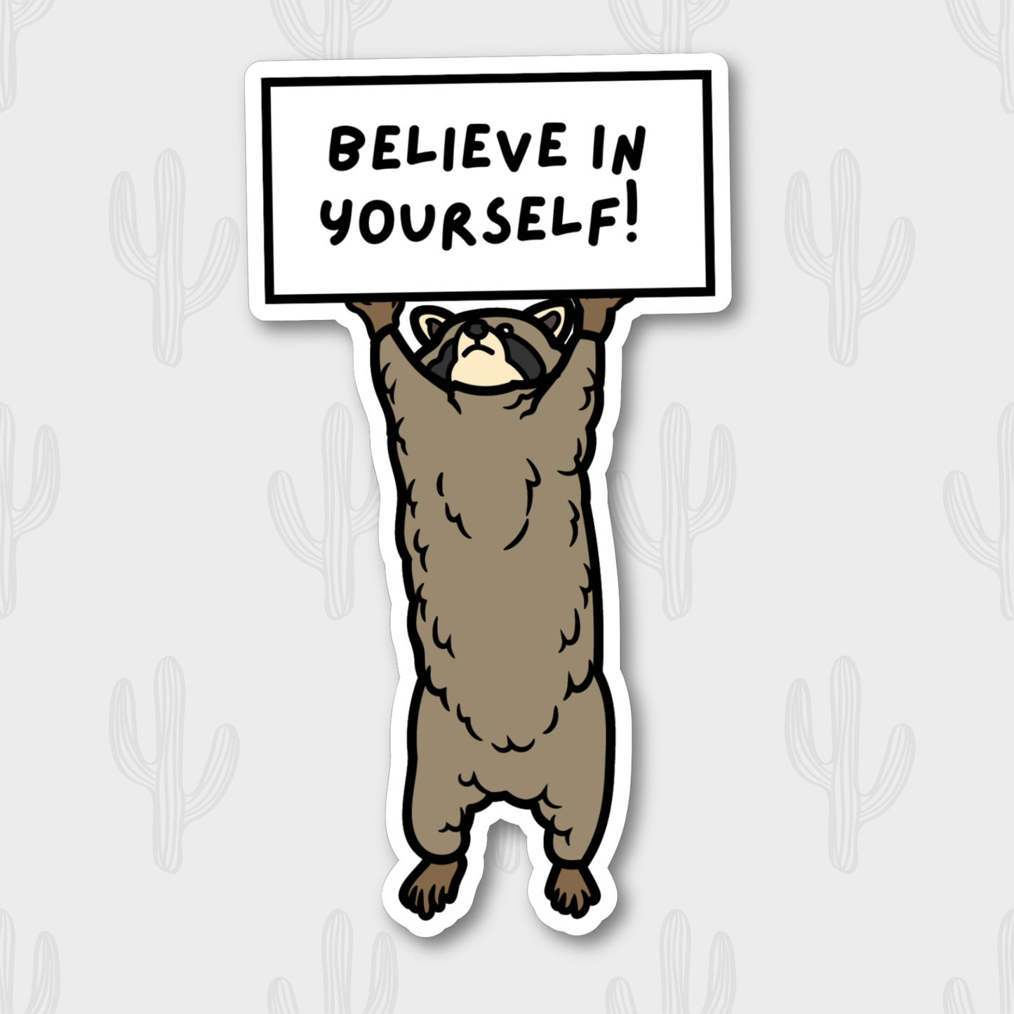 Raccoon Sticker