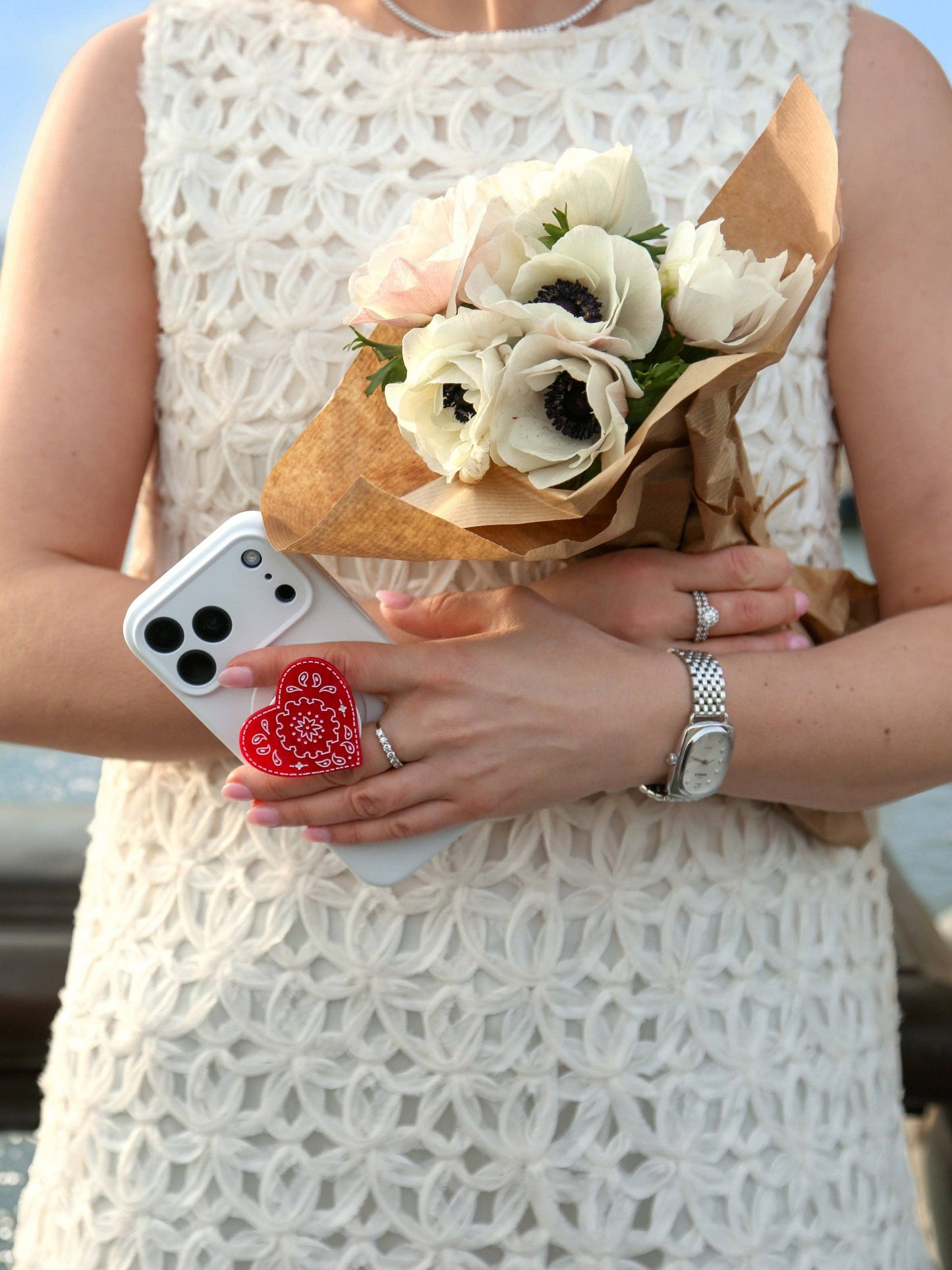 Paisley Heart Phone Grip/Pop-Socket