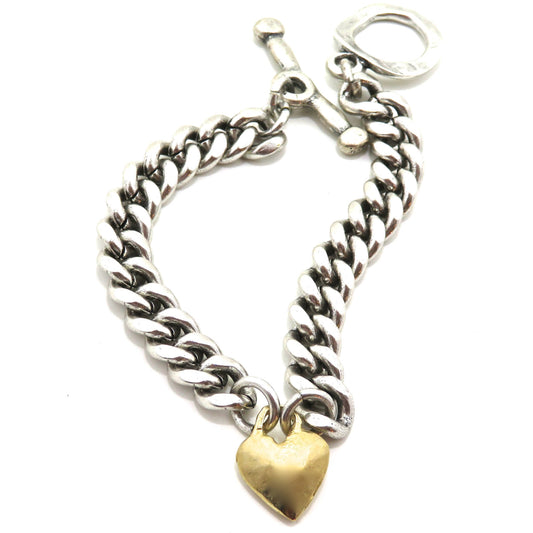 Chunky Link Chain with Heart