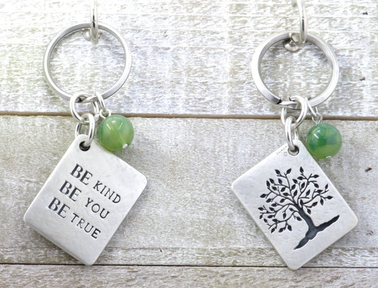 Tree of Life Keyring | Inspirational Keychain | Nature Keyring | Tree of Life Gift | Bat Mitzvah Gift