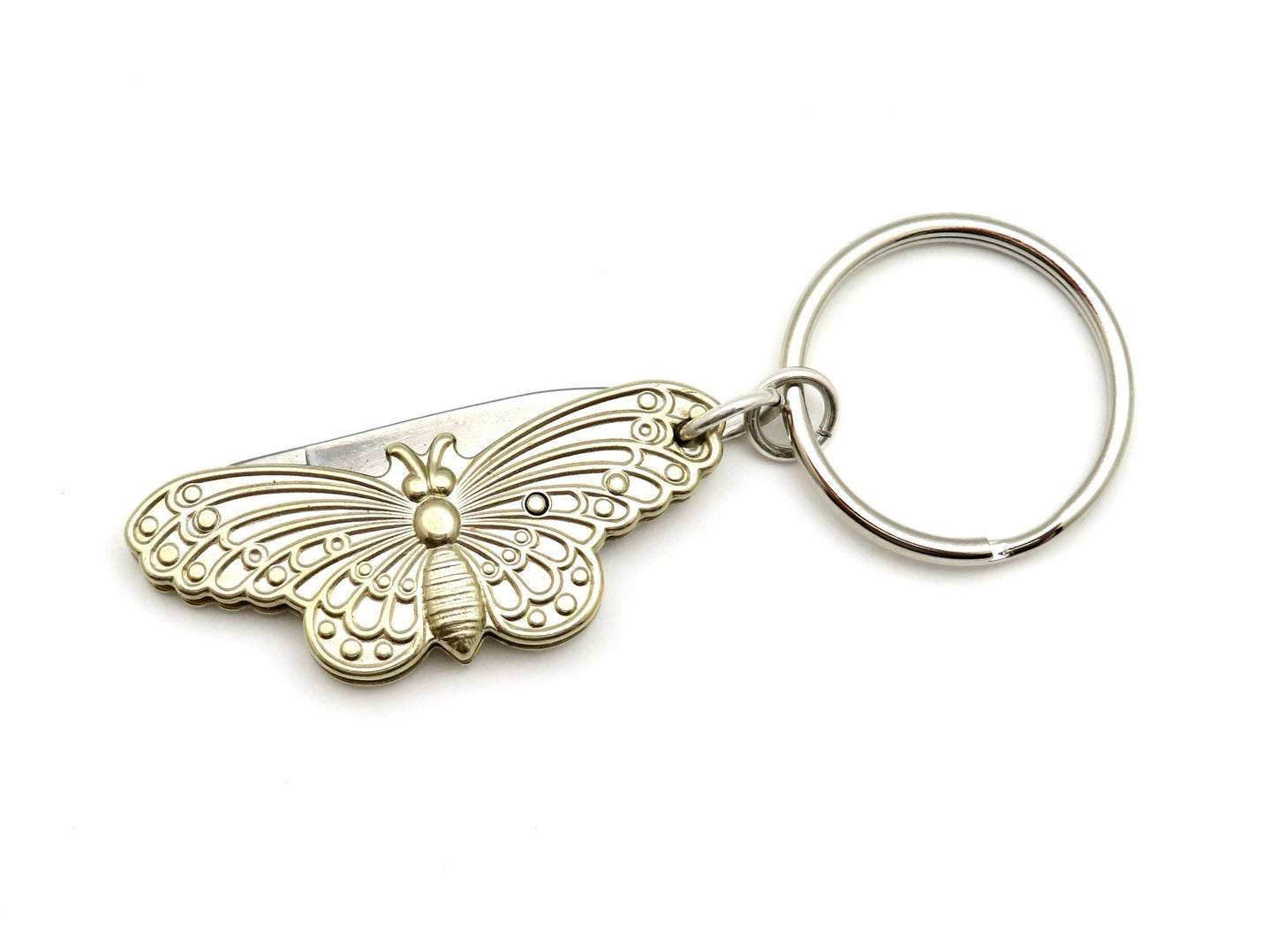 Butterfly Mini Knife Keyring