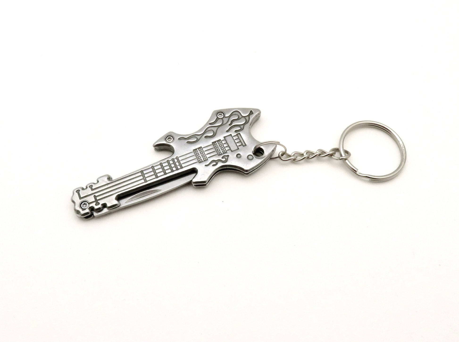Guitar knife keychain | knife keychain | musical gift | guitar gift