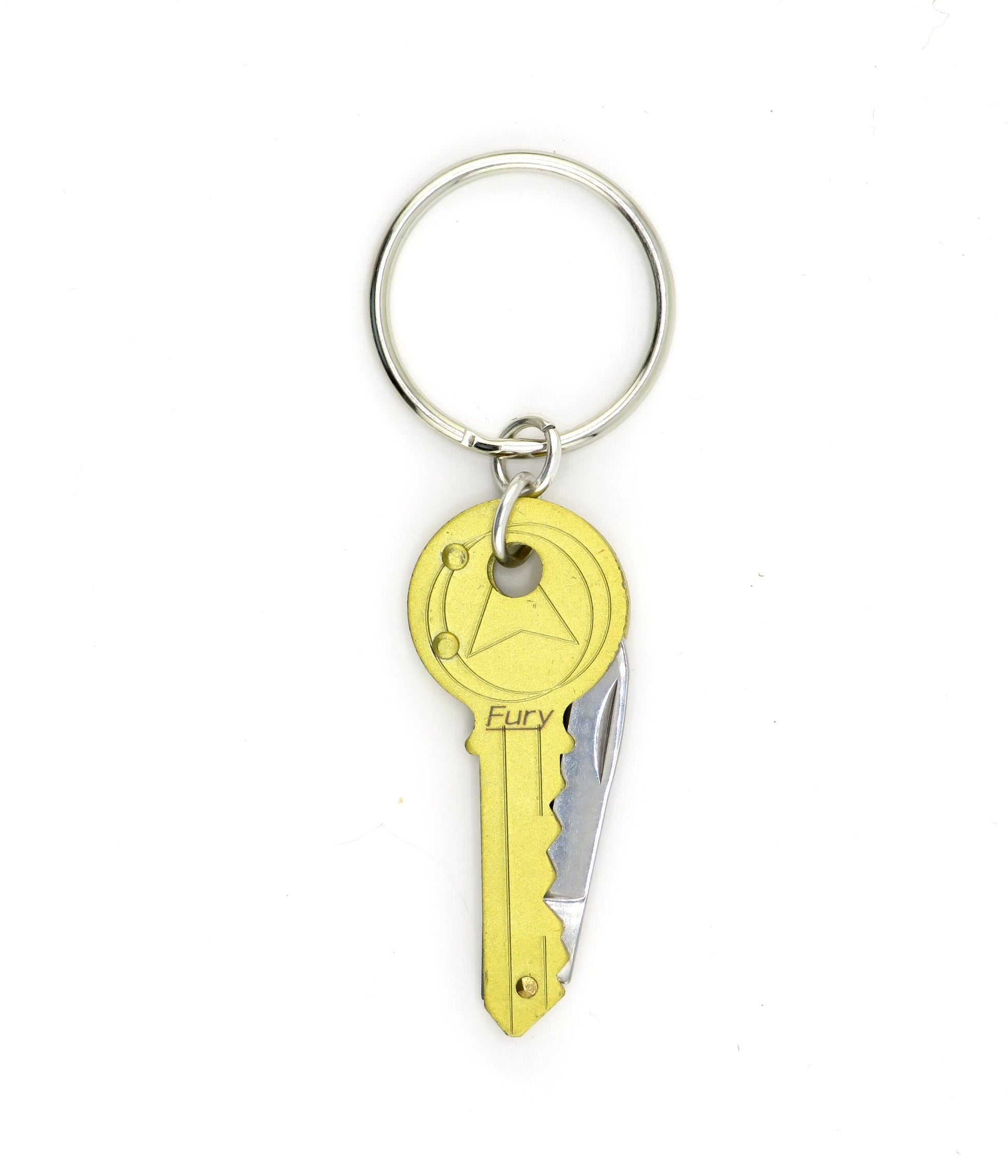Key Pocketknife Keychain | Mini Knife Keyring | Small Knife Keychain | Key Knife Keyring | Mini Pocketknife keychain | Gold Key Knife Gift
