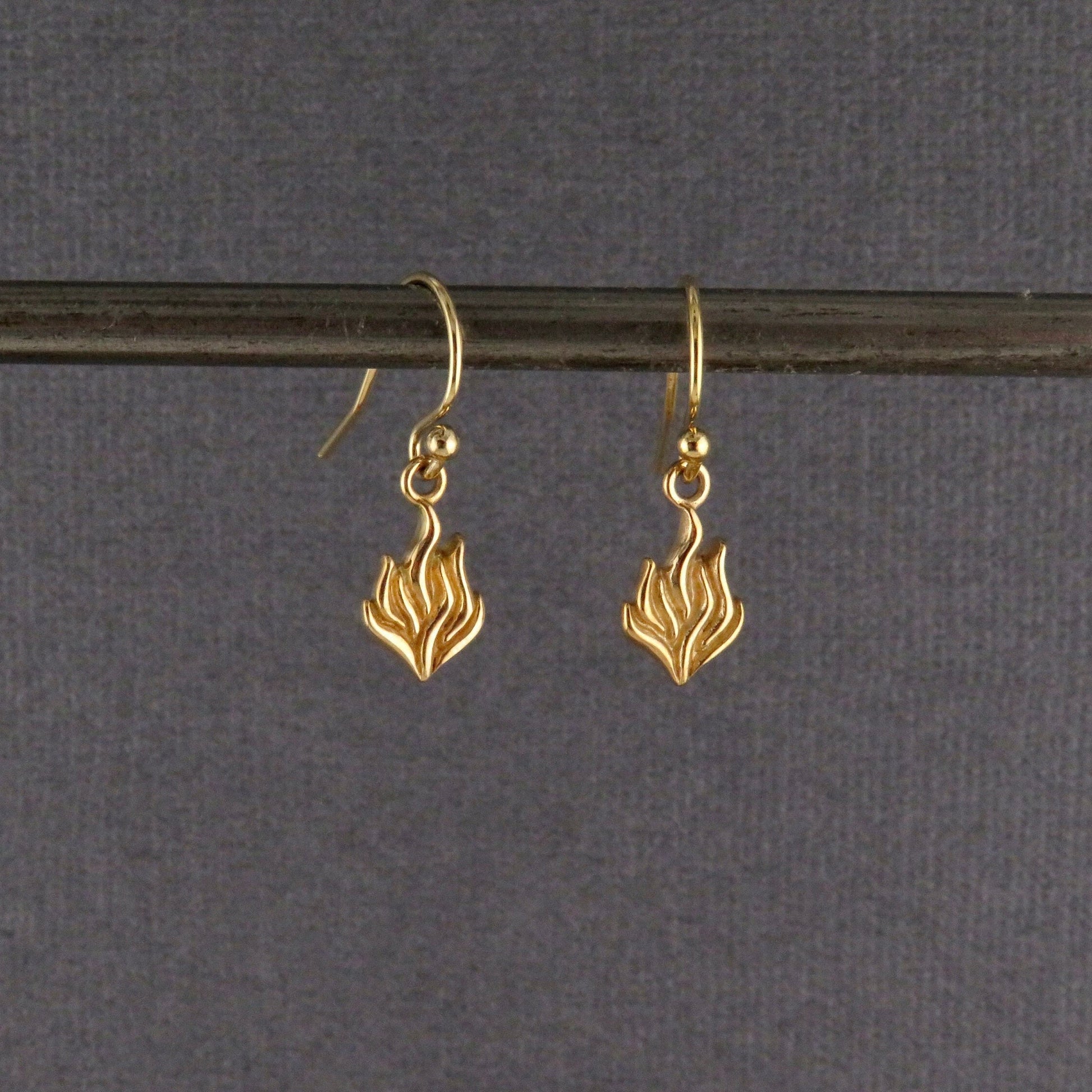 Gold Flame Earrings | Bronze Fire Earrings | Gold Blaze Earrings | Fire Within Earrings | Gold Blaze Earrings | Ember Earrings | Gold Blazes