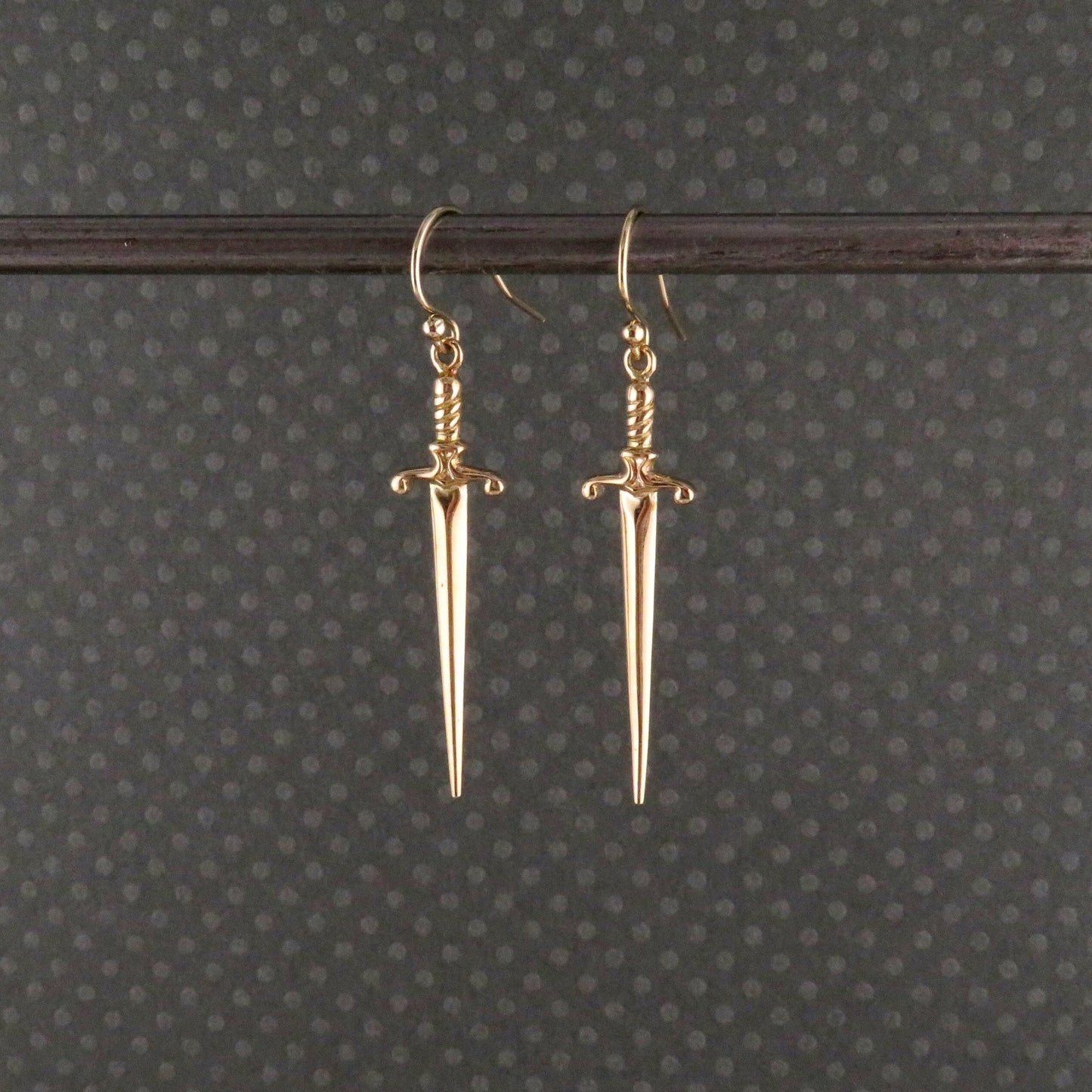 Sword Earrings | Gold Dagger Earrings| Bronze Sword Earrings | Gold Sword Earrings | Gold Dagger Jewelry | Bronze Sword Earrings