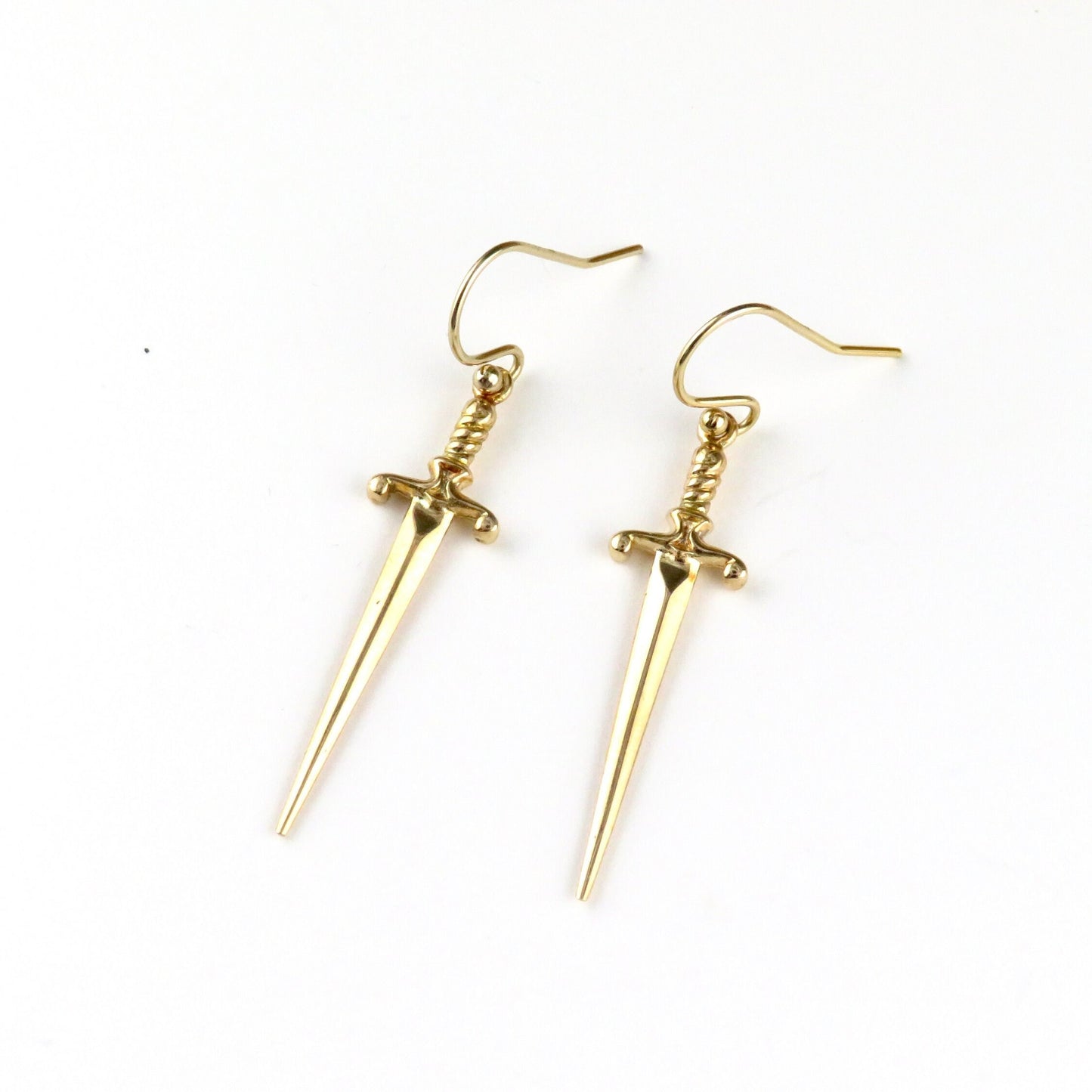 Sword Earrings | Gold Dagger Earrings| Bronze Sword Earrings | Gold Sword Earrings | Gold Dagger Jewelry | Bronze Sword Earrings
