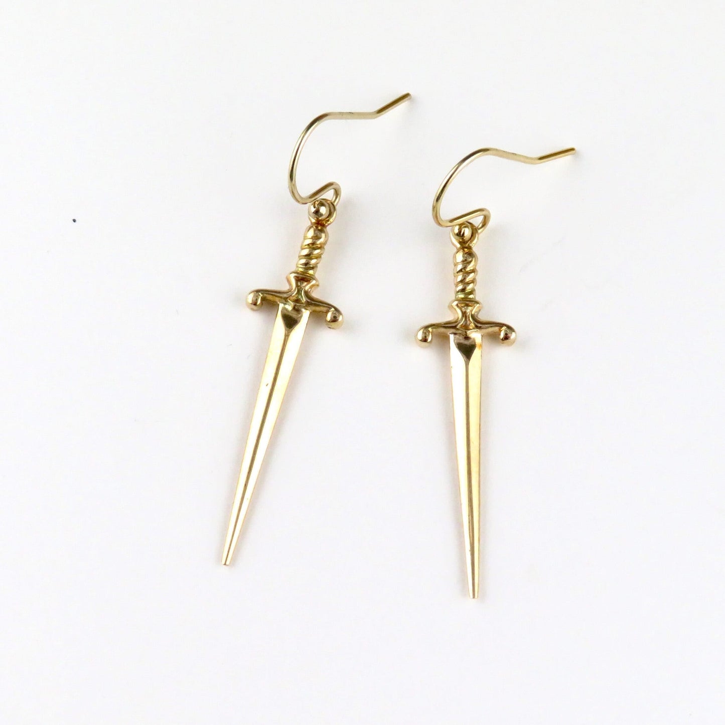 Sword Earrings | Gold Dagger Earrings| Bronze Sword Earrings | Gold Sword Earrings | Gold Dagger Jewelry | Bronze Sword Earrings