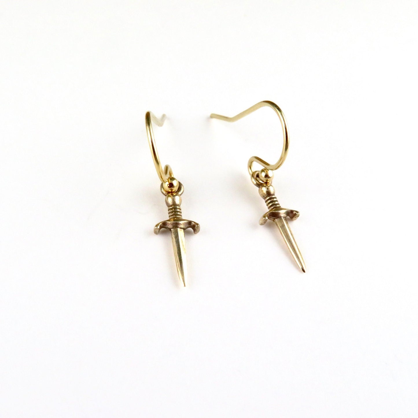 Sword Earrings | Gold Dagger Earrings| Bronze Sword Earrings | Small Gold Sword Earrings | Gold Dagger Jewelry | Bronze Sword Earrings