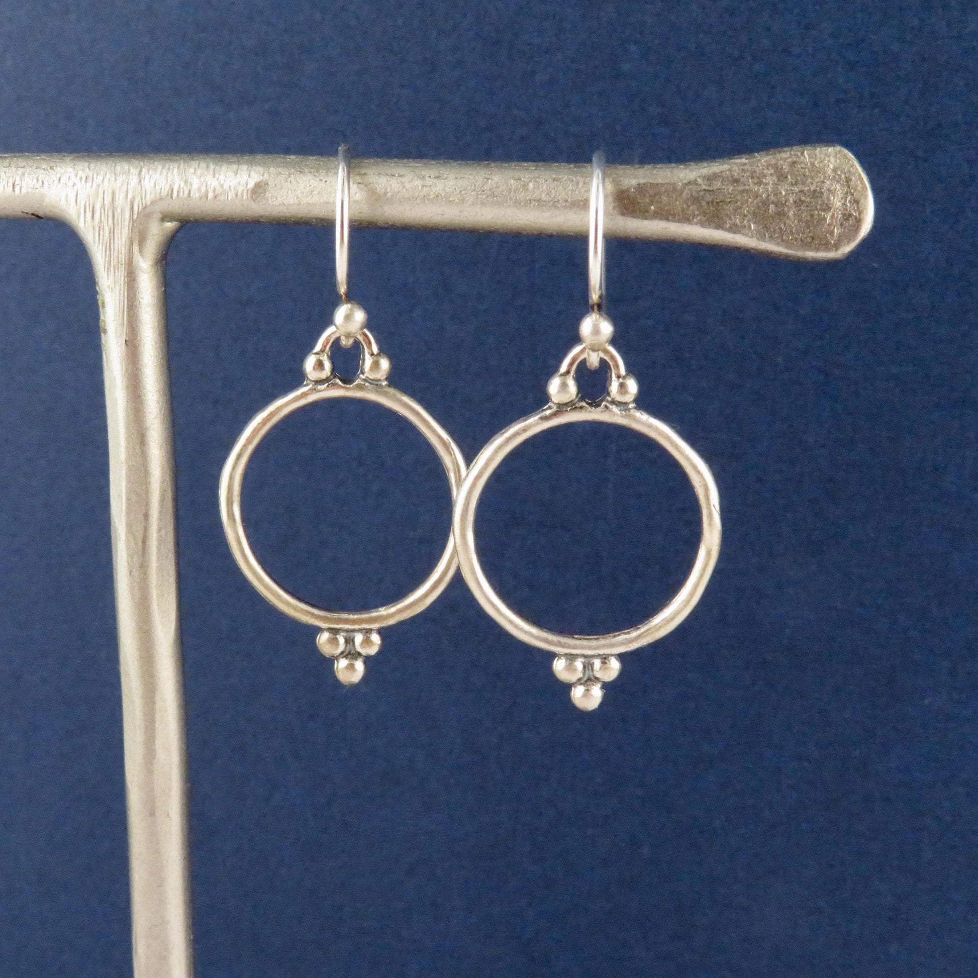 Sterling Circle Earrings | Simple Silver Earrings | Open Airy Earrings | Sterling Earrings | Lightweight Silver Earrings | Everyday Earrings